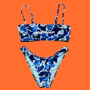 RIPNDIP Blue Camo Bikini Set